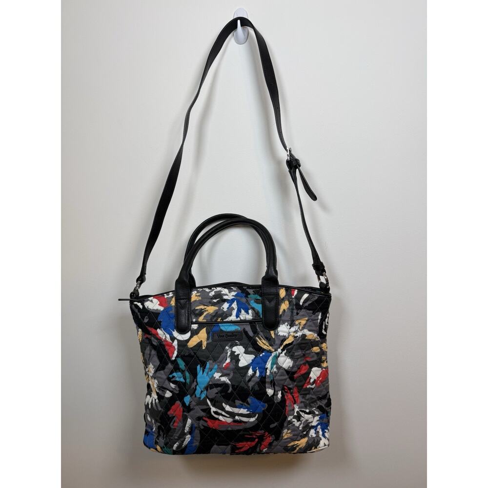 Vera Bradley Villager Tote Bag Splash Floral pattern Colorful Shoulder Purse
